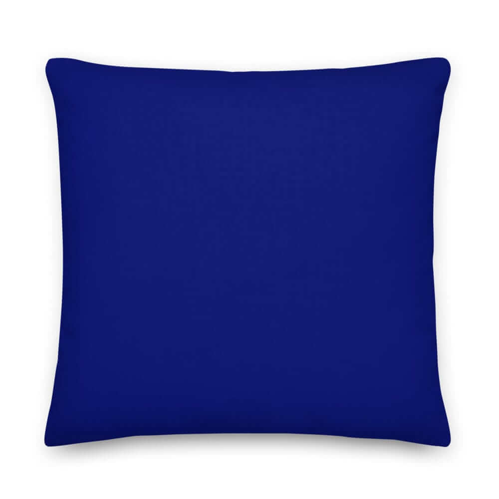 Dark Imperial Blue Solid Color Throw Pillow | Navy Regal Decor, Throw Pillows, $ 61.50, A Moment Of Now™