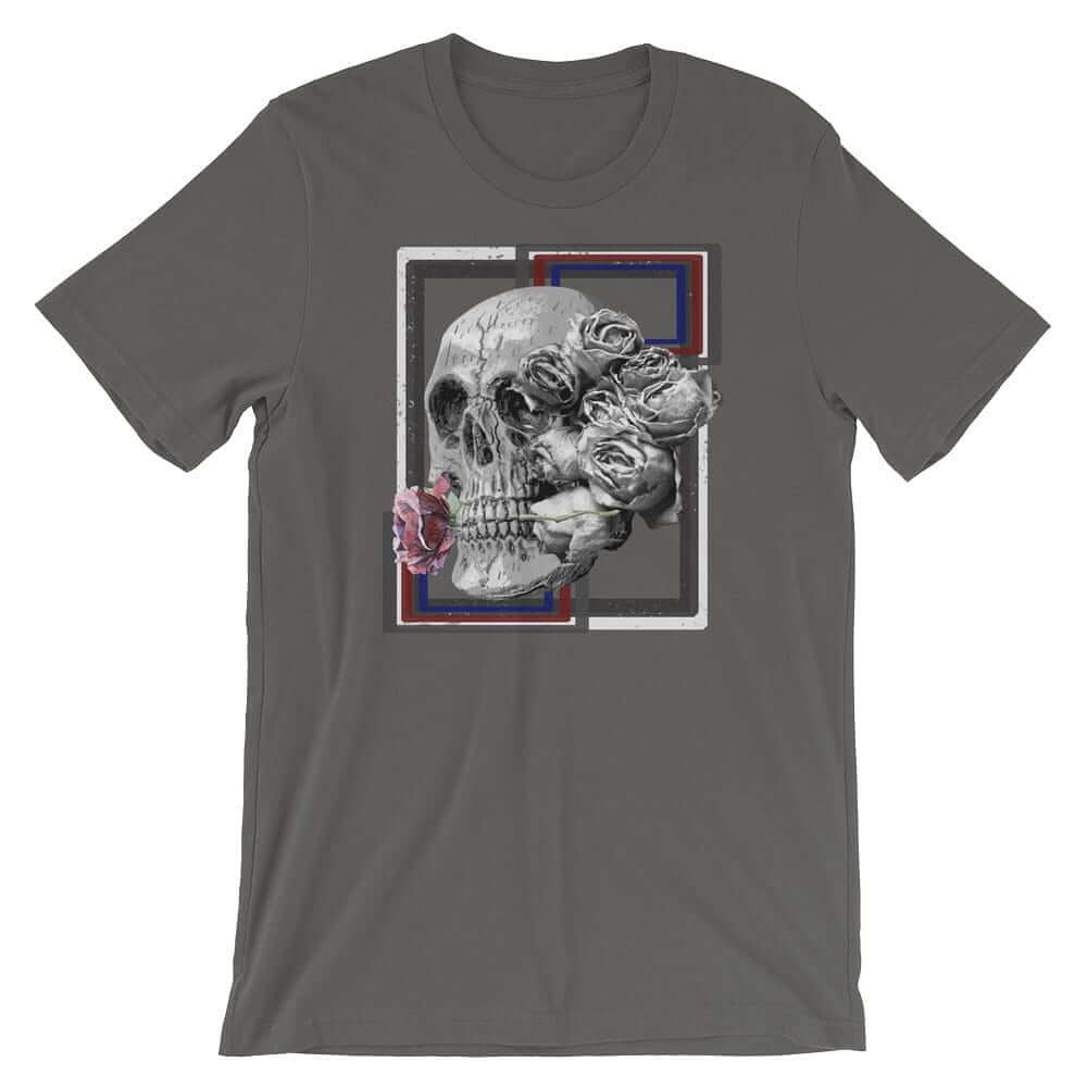 Deadly Love skeleton and Rose Short-Sleeve Unisex T-Shirt, sweatshirts, $ 34.04, A Moment Of Now™