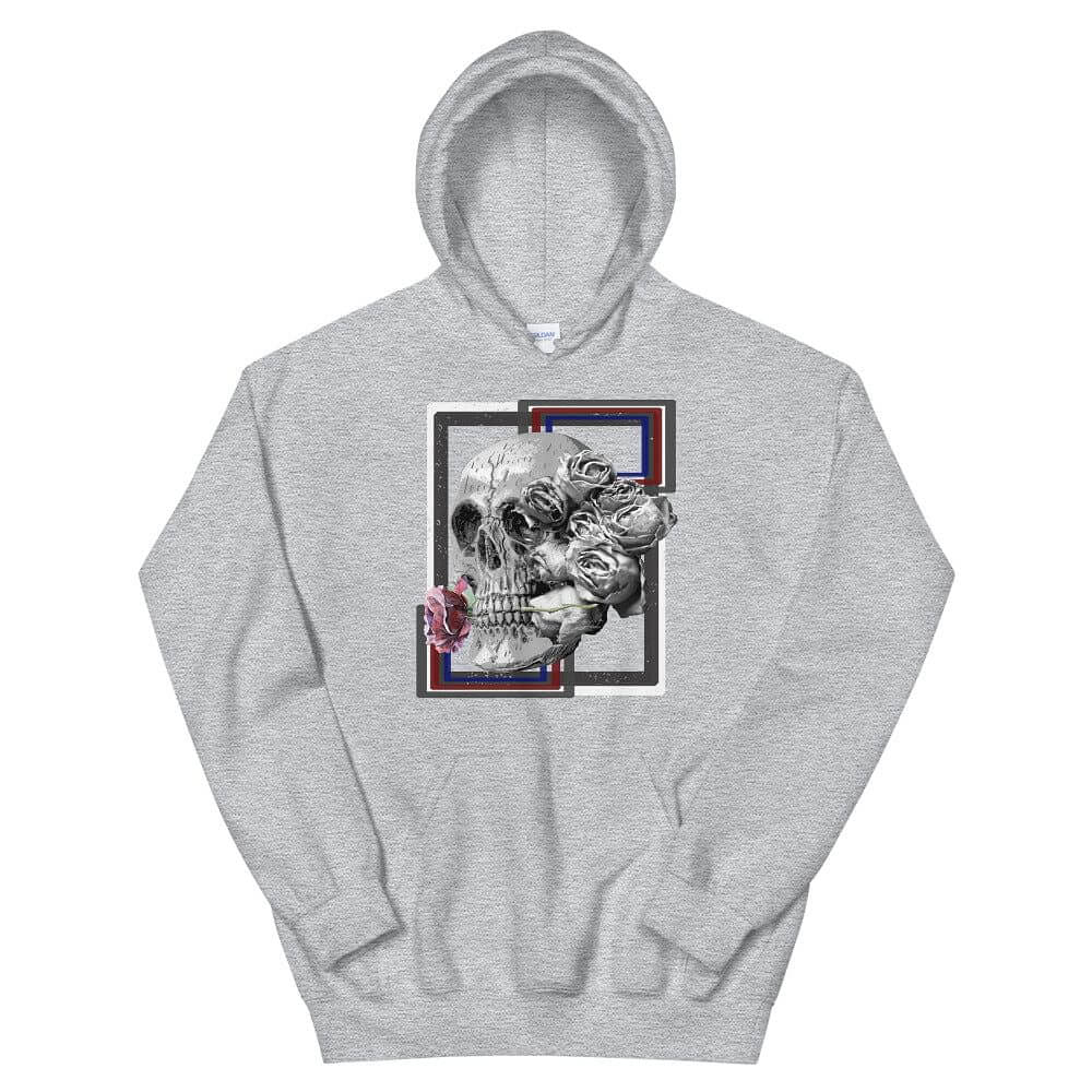 Deadly Love Skull Skeleton and Rose Hoodie | Gothic Fashion, Hoodies, $ 41.24, A Moment Of Now™