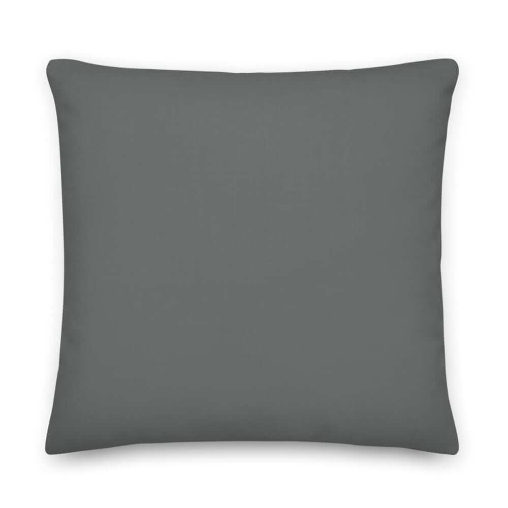Dim Gray Pastel Color Decorative Pillow | Dark Grey Moody Decor, Throw Pillows, $ 61.50, A Moment Of Now™