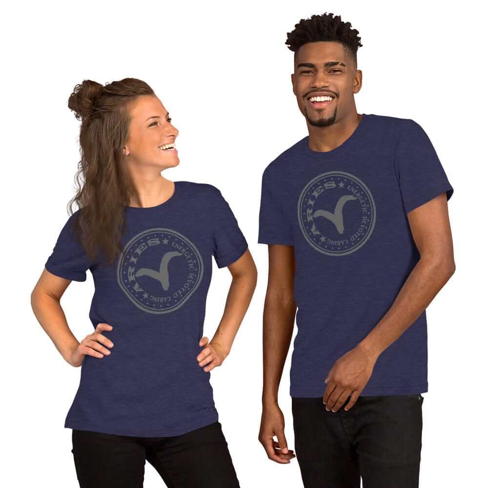 Distressed Aries Zodiac Astrology Symbol Unisex T-Shirt | Birthday Gift, Tees, $ 30.44, A Moment Of Now™