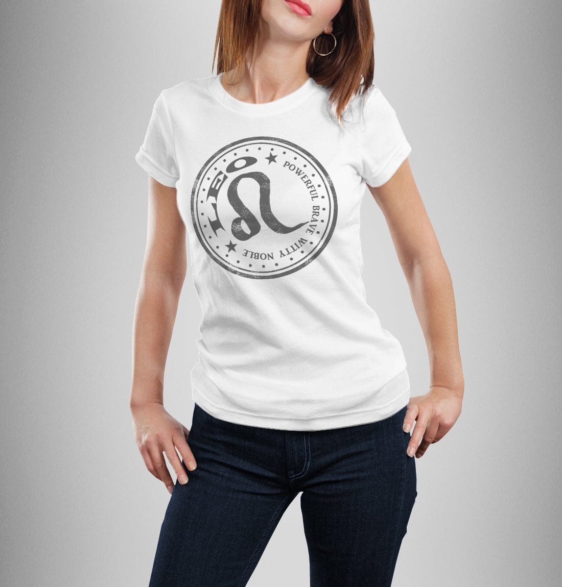 Shop Distressed Leo Zodiac Graphic Design Men Women Unisex Short Sleeve T-shirt Fashion Clothing, Tops, USA Boutique