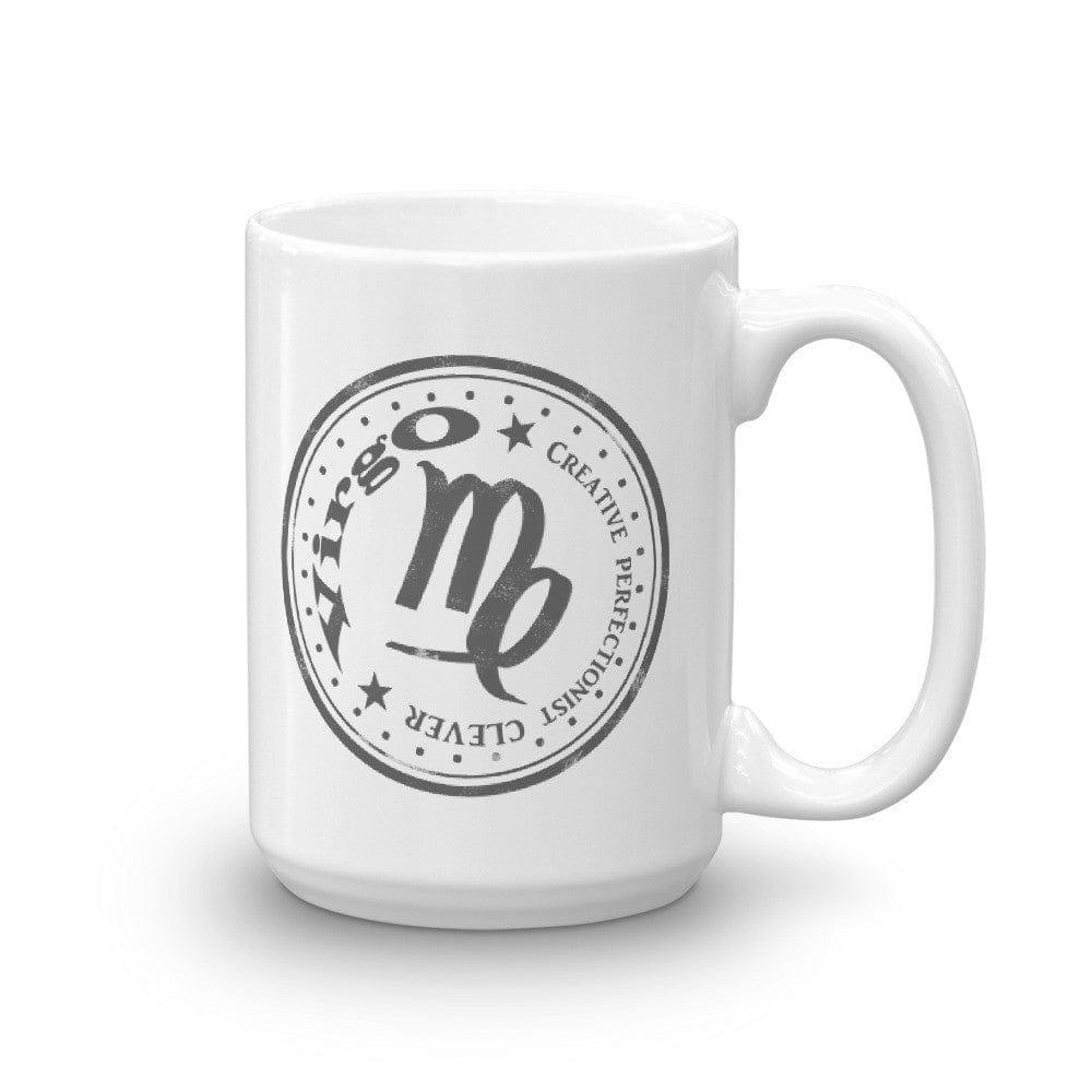 Distressed Virgo Zodiac Horoscope Astrology Symbol Coffee Tea Mug Cup 15oz, A Moment Of Now, $ 24.50