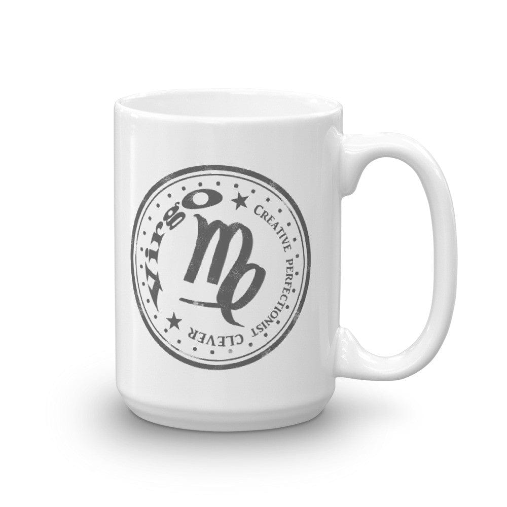 Shop Distressed Virgo Zodiac Horoscope Astrology Symbol Coffee Tea Mug Cup 15oz, Mugs, USA Boutique