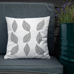 Shop Falling black Leaves Decorative Throw Pillow Accent Cushion, Pillows, USA Boutique