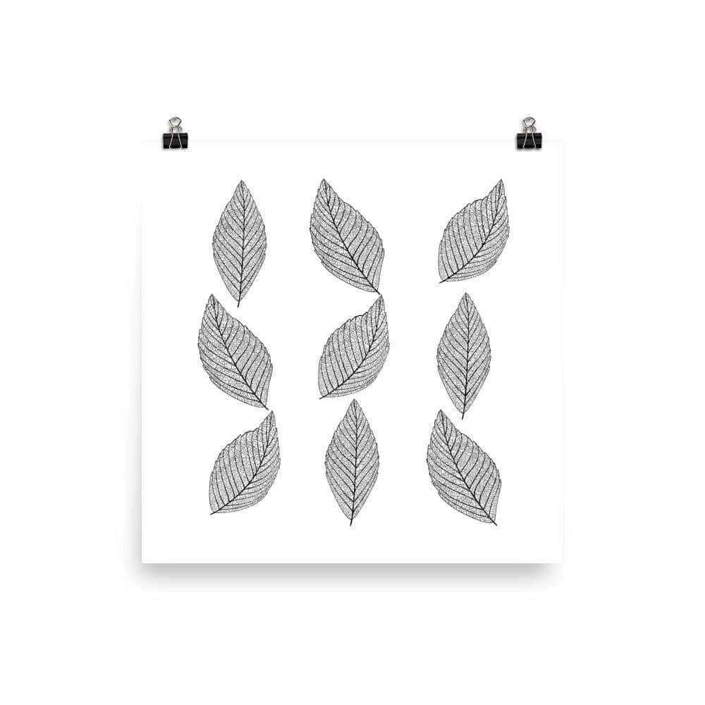 Falling Black Leaves Photo paper poster, A Moment Of Now, $ 30.00