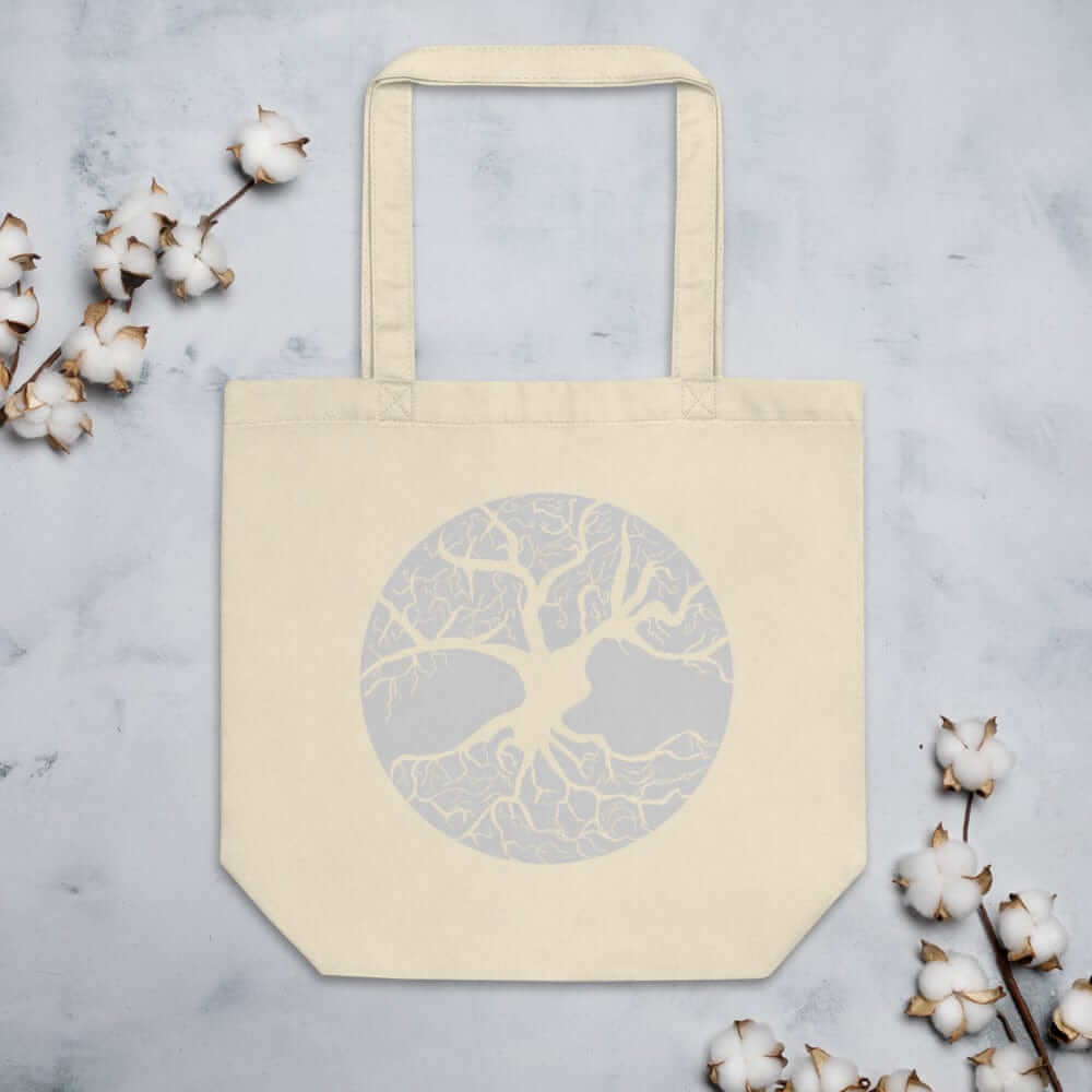 Tree Of Life Organic Cotton Tote Bag | Eco-Friendly Sustainable, Shoppers, $ 32.90, A Moment Of Now™