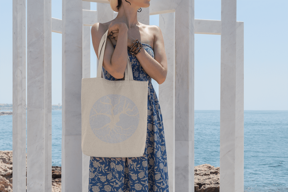 Tree Of Life Organic Cotton Tote Bag | Eco-Friendly Sustainable, Shoppers, $ 32.90, A Moment Of Now™