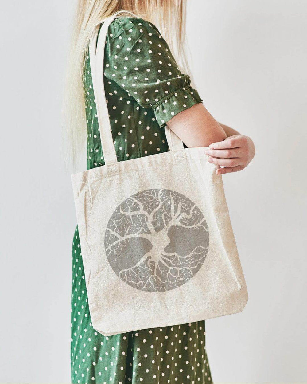 Tree Of Life Organic Cotton Tote Bag | Eco-Friendly Sustainable, Shoppers, $ 32.90, A Moment Of Now™