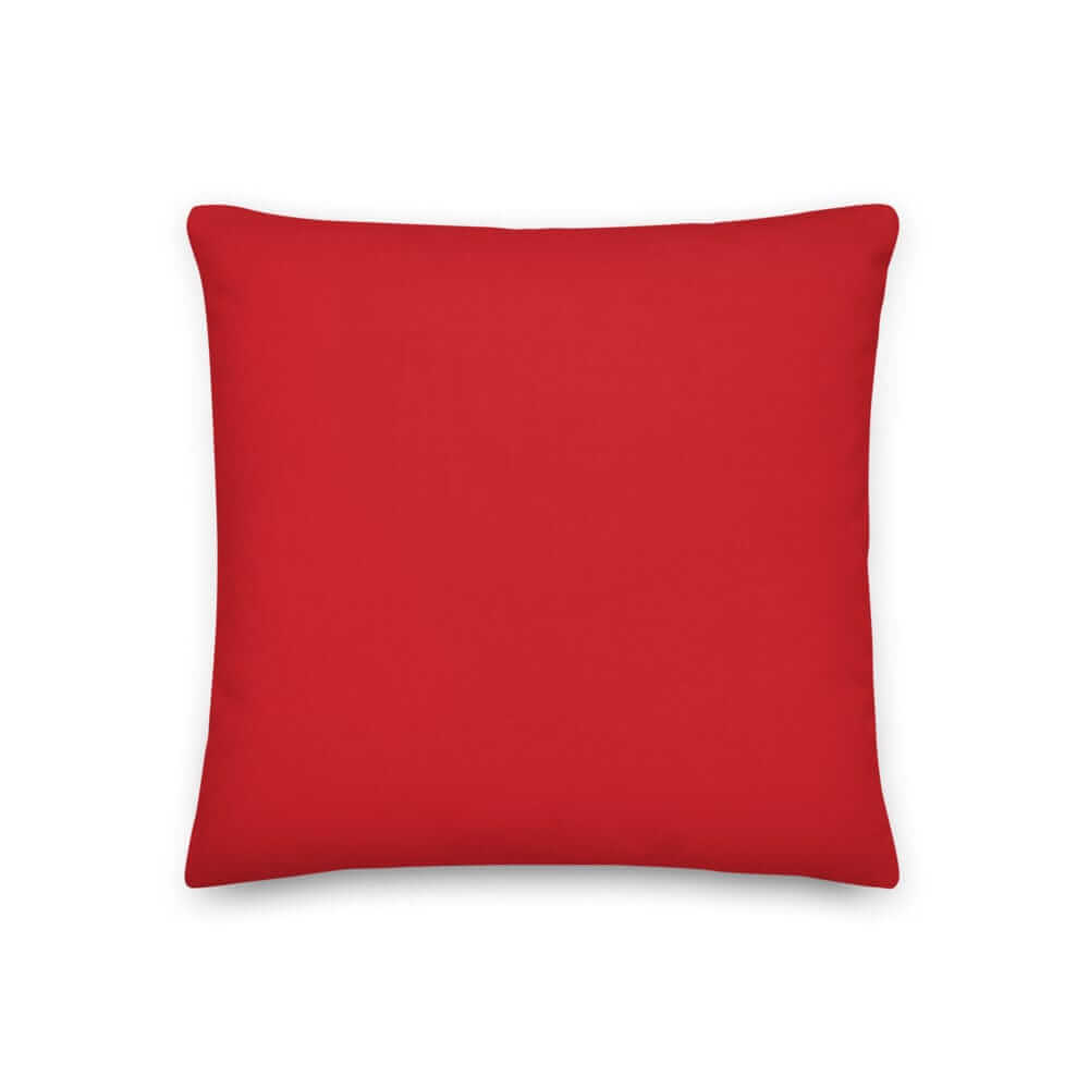 Fire Engine Red Decorative Throw Pillow Accent Cushion, Pillow, $ 64.50, A Moment Of Now™