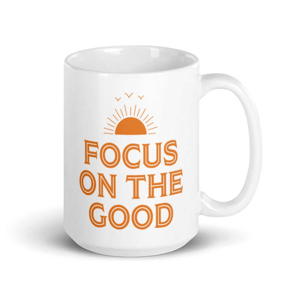 Focus On The Good Inspirational Quote Posit Lifestyle Coffee Tea Cup Mug, A Moment Of Now, $ 24.50