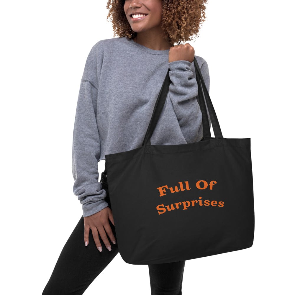 Full Of Surprises Lifestyle Statement Large Organic Tote Shopper Bag Bags - Shopping bags A Moment Of Now Women’s Boutique Clothing Online Lifestyle Store
