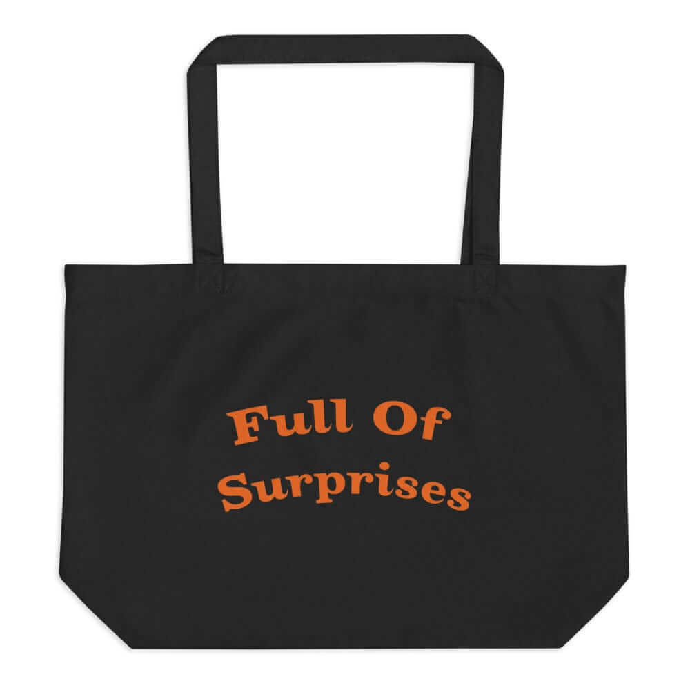 Full Of Surprises Lifestyle Statement Large Organic Tote Shopper Bag, Bags - Shopping bags, $ 39.50, A Moment Of Now™