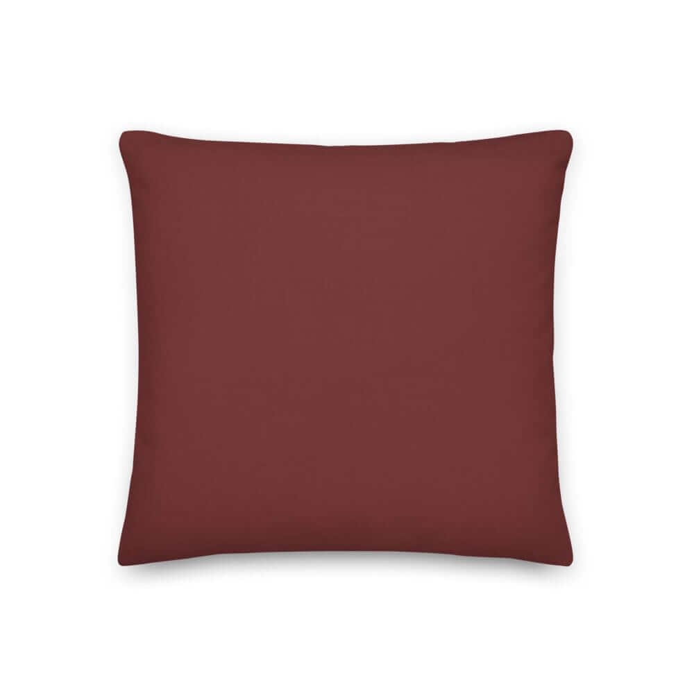 Garnet Solid Color Decorative Throw Pillow | Jewel-Tone Red Decor, Throw Pillows, $ 64.50, A Moment Of Now™