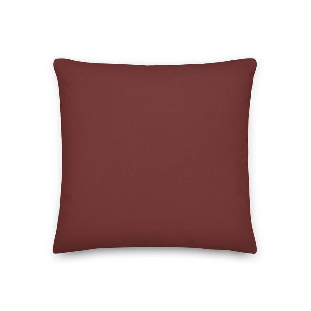Garnet Solid Color Decorative Throw Pillow | Jewel-Tone Red Decor, Throw Pillows, $ 61.50, A Moment Of Now™