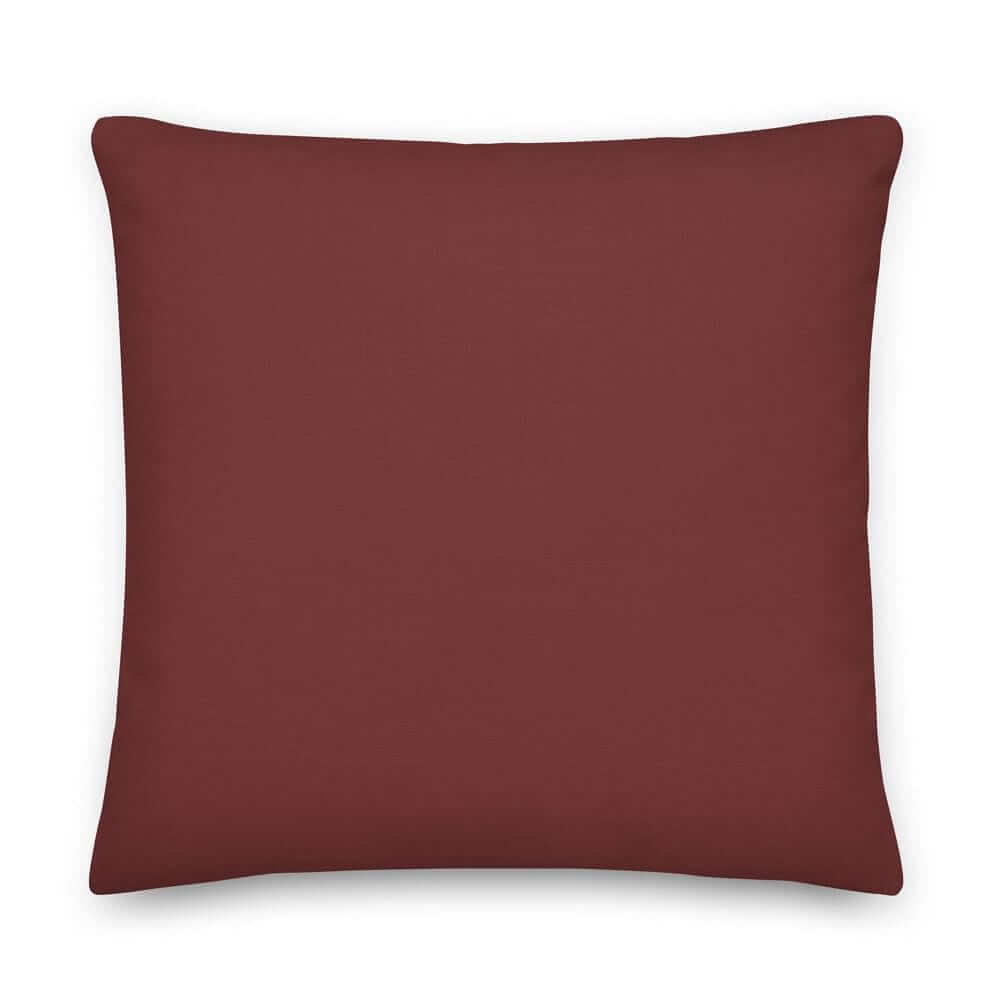 Garnet Solid Color Decorative Throw Pillow | Jewel-Tone Red Decor, Throw Pillows, $ 61.50, A Moment Of Now™