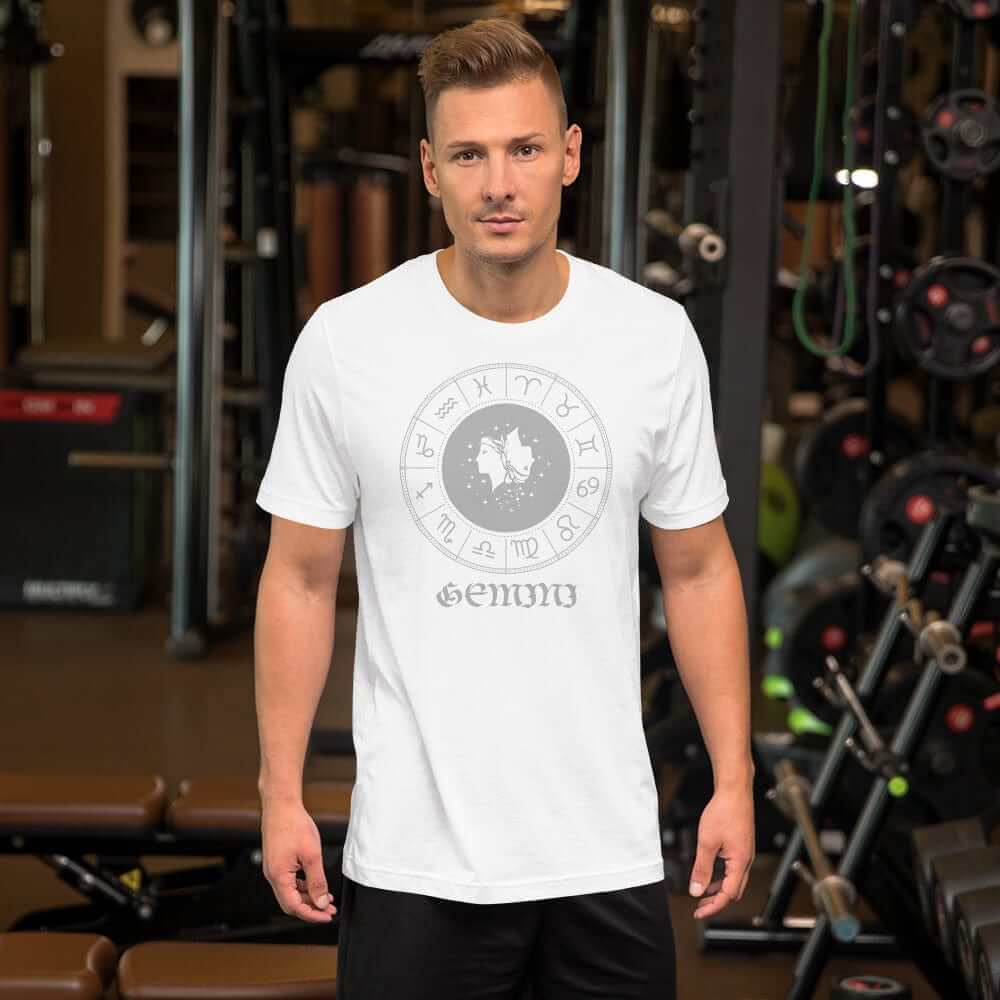 Gemini Zodiac Sign Birthday Short-Sleeve Unisex T-Shirt, Tees, $ 33.44, A Moment Of Now™
