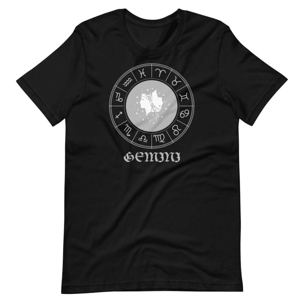 Gemini Zodiac Sign Birthday Short-Sleeve Unisex T-Shirt, Tees, $ 33.44, A Moment Of Now™