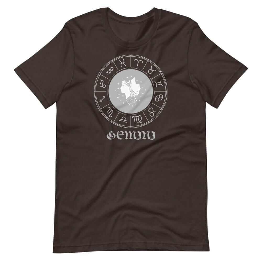 Gemini Zodiac Sign Birthday Short-Sleeve Unisex T-Shirt, Tees, $ 33.44, A Moment Of Now™