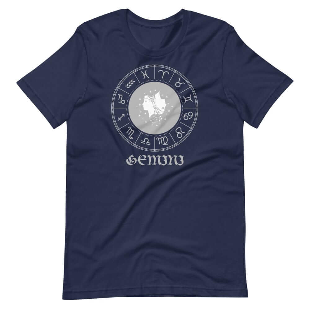 Gemini Zodiac Sign Birthday Short-Sleeve Unisex T-Shirt, Tees, $ 33.44, A Moment Of Now™
