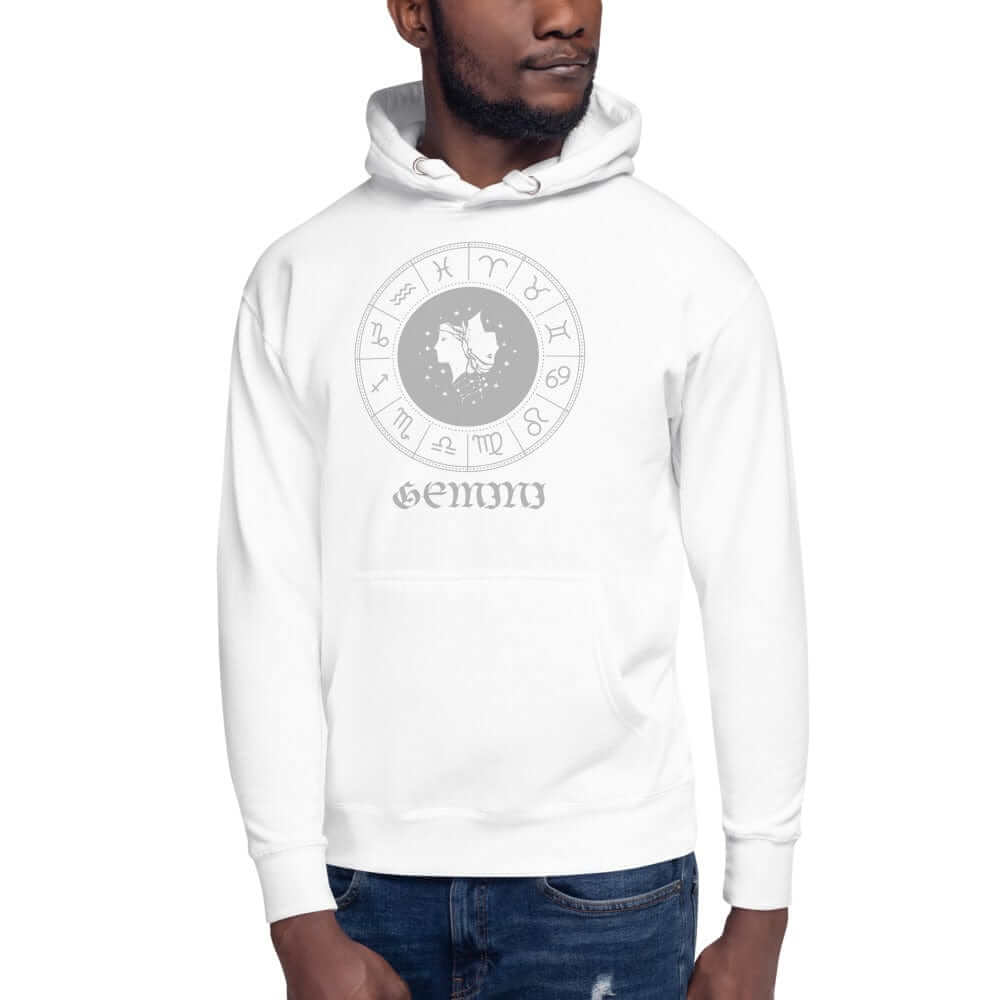 Gemini Zodiac Sign Birthday Unisex Hoodie, Hoodie, $ 52.00, A Moment Of Now™
