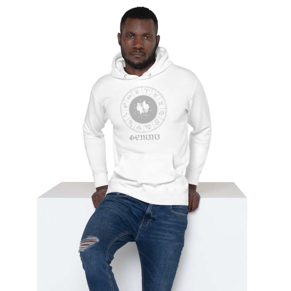 Gemini Zodiac Sign Birthday Unisex Hoodie, Hoodie, $ 52.00, A Moment Of Now™