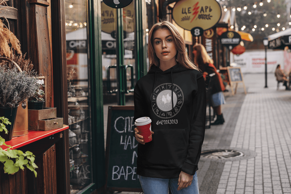 Gemini Zodiac Sign Birthday Unisex Hoodie, Hoodie, $ 52.00, A Moment Of Now™