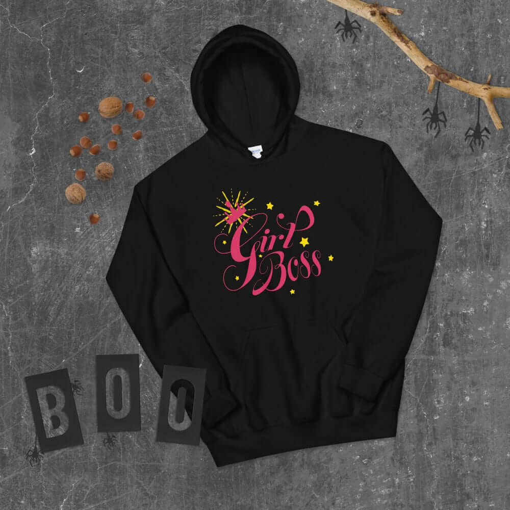 Girl Boss Motivational Inspirational Quote Everyday Cozy Go-to Unisex Hoodie, Hoodie, $ 41.50, A Moment Of Now™