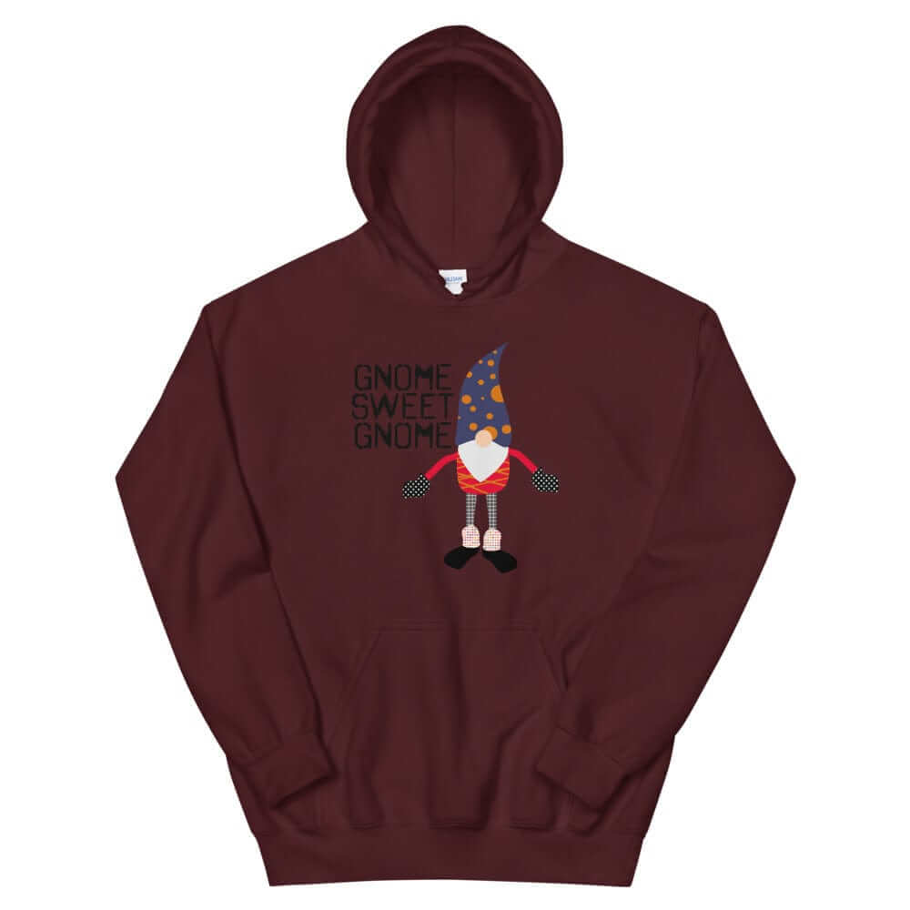 Gnome Sweet Gnome Happy Christmas Holiday Ugly Sweatshirt Unisex Hoodie, Hoodie, $ 48.00, A Moment Of Now™