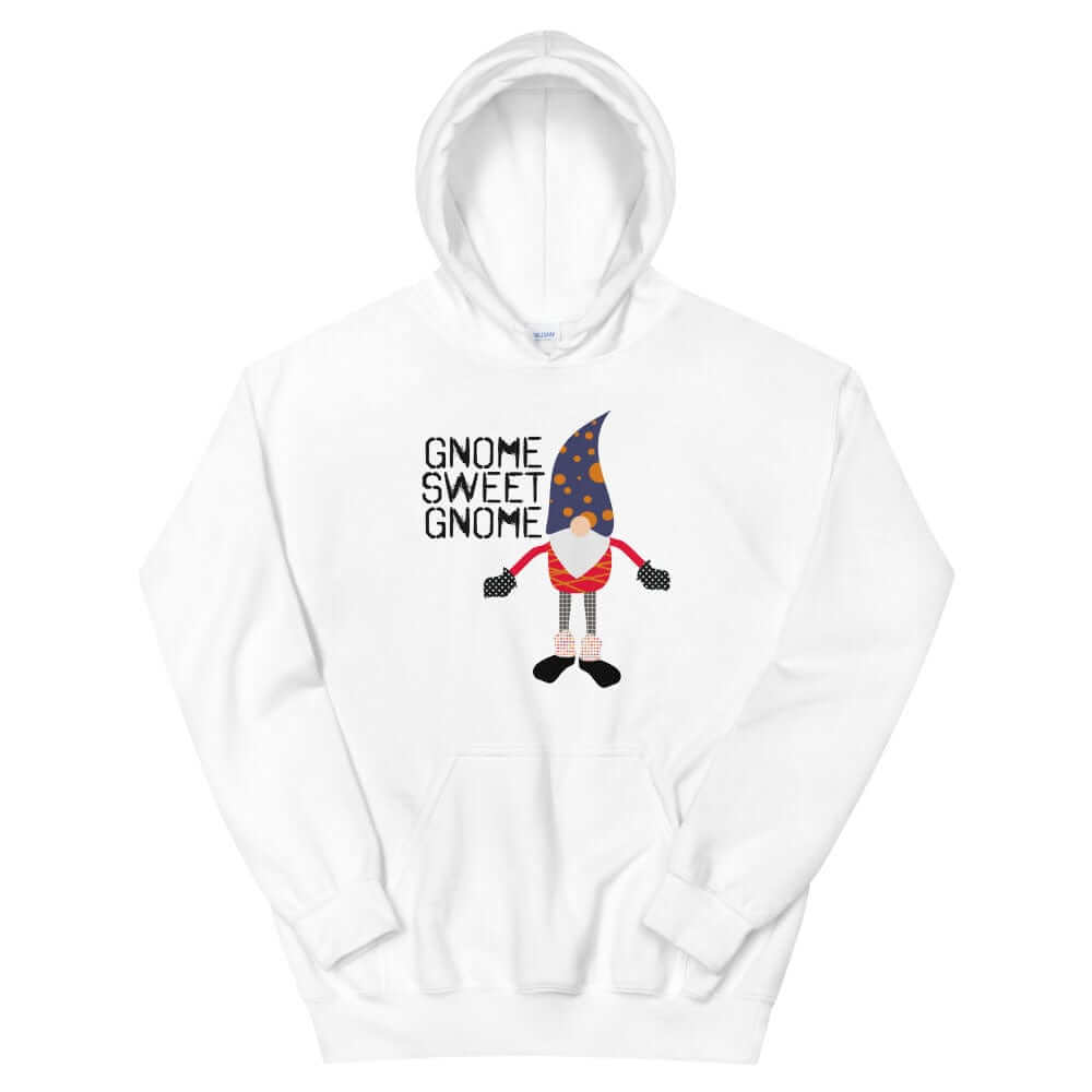 Gnome Sweet Gnome Happy Christmas Holiday Ugly Sweatshirt Unisex Hoodie, Hoodie, $ 48.00, A Moment Of Now™
