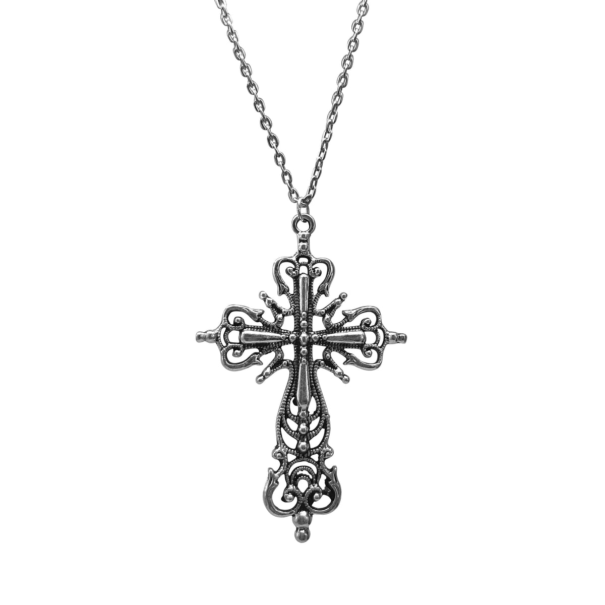 Shop Gothic Design Cross Pendant Necklace Fashion Jewelry, Necklace, USA Boutique
