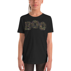 Shop Halloween BOO Word Art Youth Short Sleeve T-Shirt, Clothing T-shirts, USA Boutique