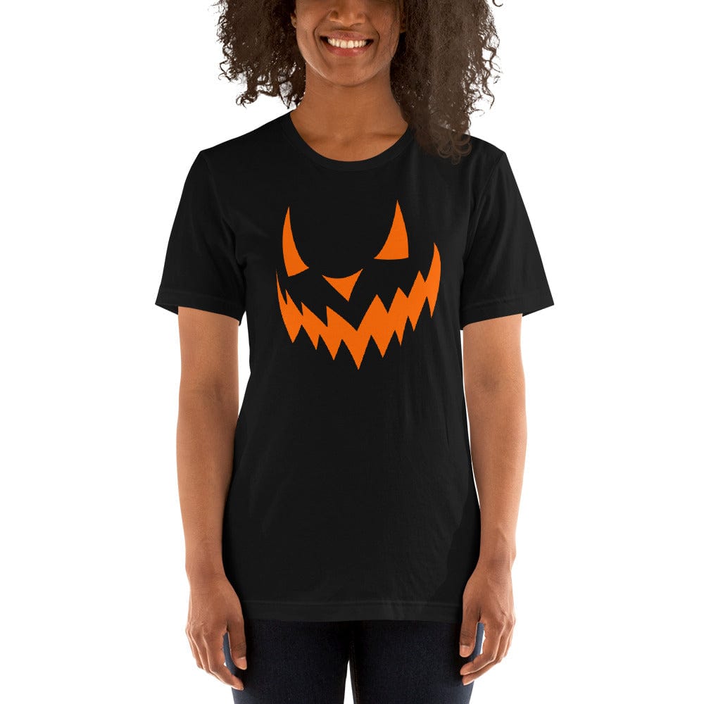 Shop Halloween Evil Lantern Pumpkin Short-Sleeve Unisex T-Shirt, Clothing T-shirts, USA Boutique