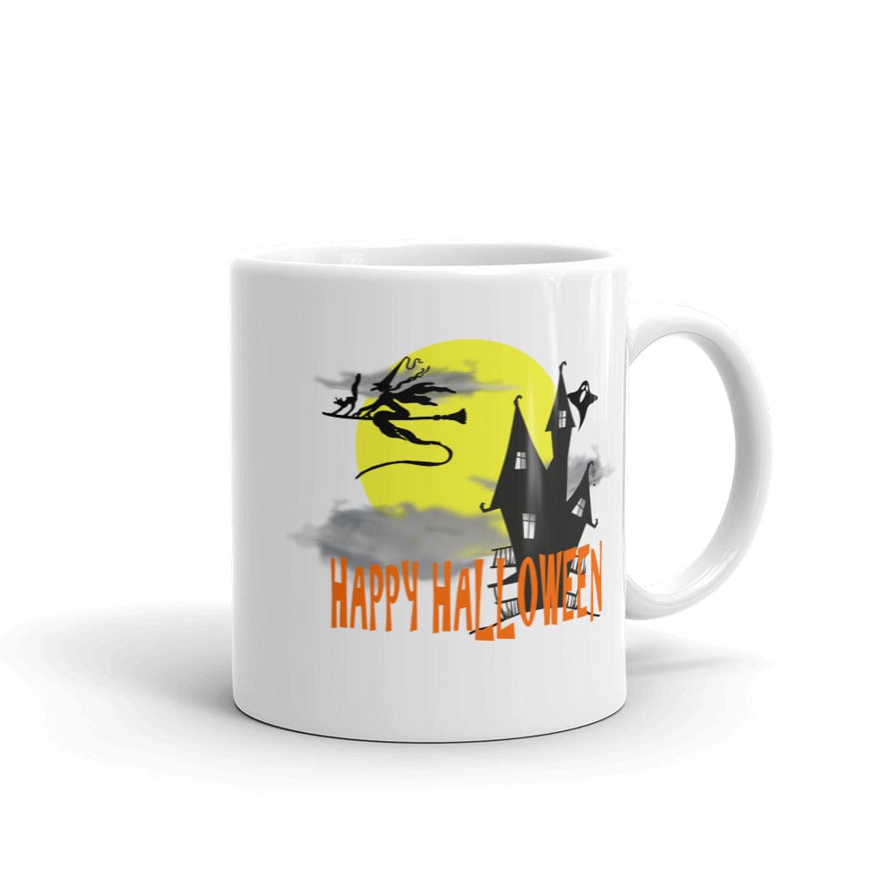 Shop Halloween Witch House Coffee Tea Cup Mug, Mugs, USA Boutique