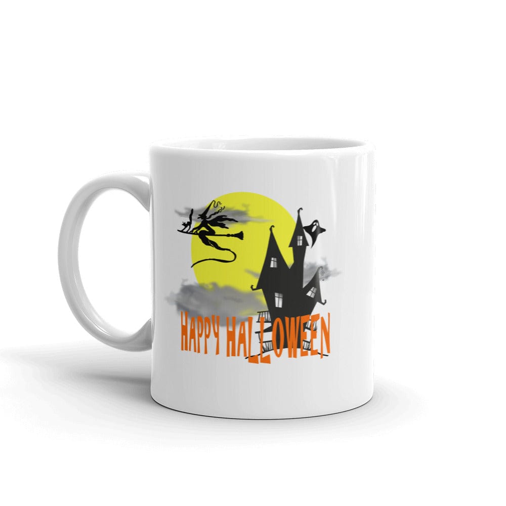 Shop Halloween Witch House Coffee Tea Cup Mug, Mugs, USA Boutique