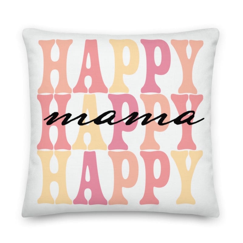 Shop Happy MaMa Mother's Day Gift Ideas Decorative Throw Accent Pillow Cushion, Throw Pillows, USA Boutique
