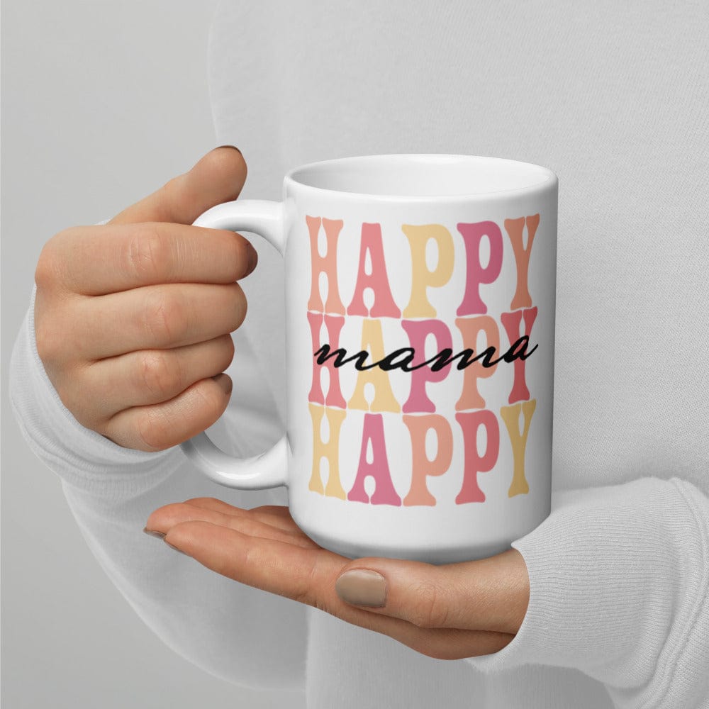 Shop Happy Mama | Mother's Day Gift | Coffee Tea Cup Mug | Gift For Mum, Mugs, USA Boutique