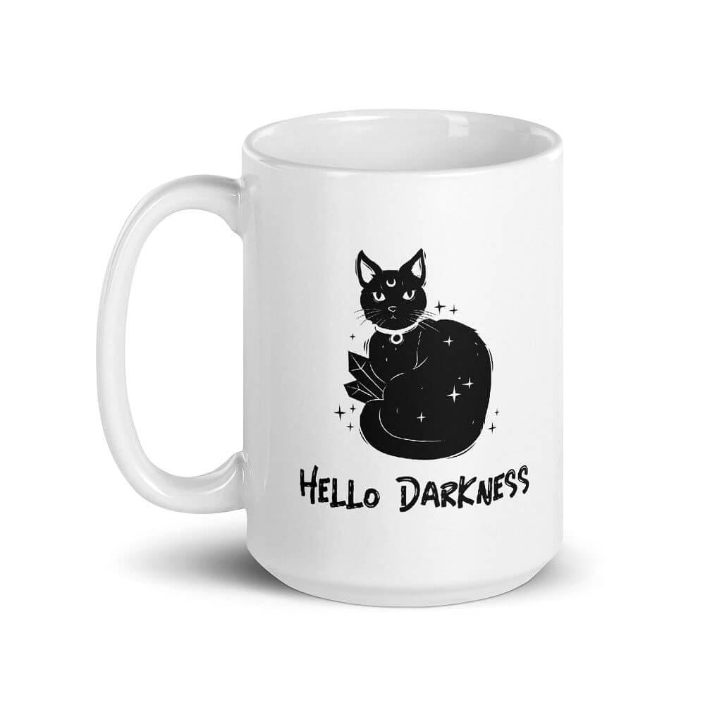 Hello Darkness 100% Witch Coffee Tea Cup Mug, Mug, $ 17.50, A Moment Of Now™