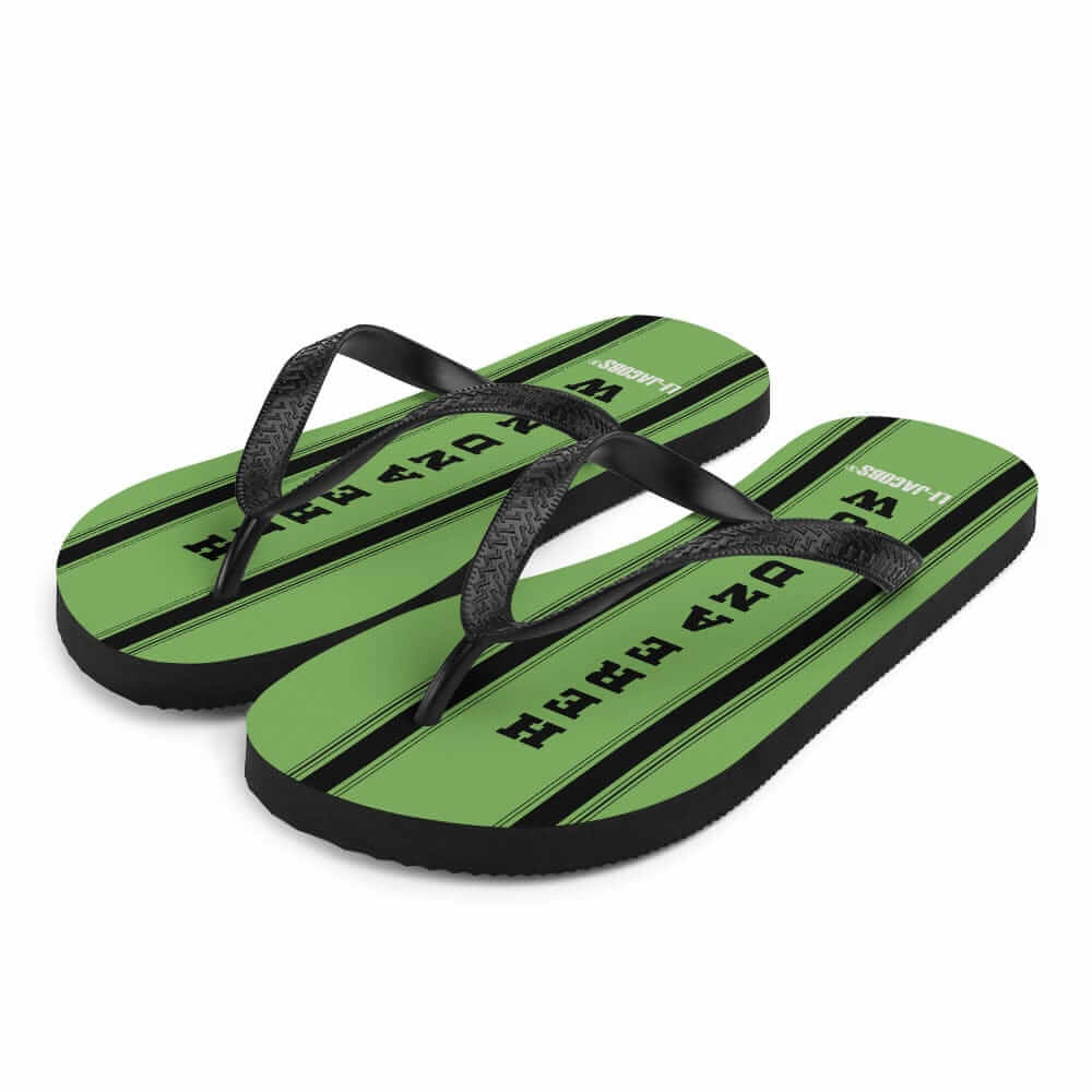 Here and Now Flip-Flops - Lime Green | Mindfulness Summer Sandals, Flip Flops, $ 30.95, A Moment Of Now™