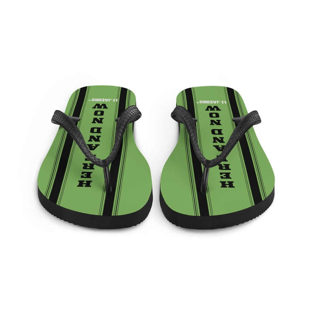 Here and Now Flip-Flops - Lime Green | Mindfulness Summer Sandals, Flip Flops, $ 30.95, A Moment Of Now™