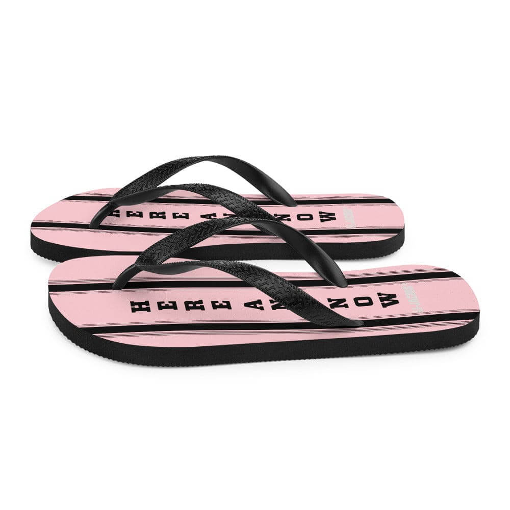 Here and Now Flip-Flops - Pink | Mindfulness Summer Sandals, Flip Flops, $ 30.95, A Moment Of Now™
