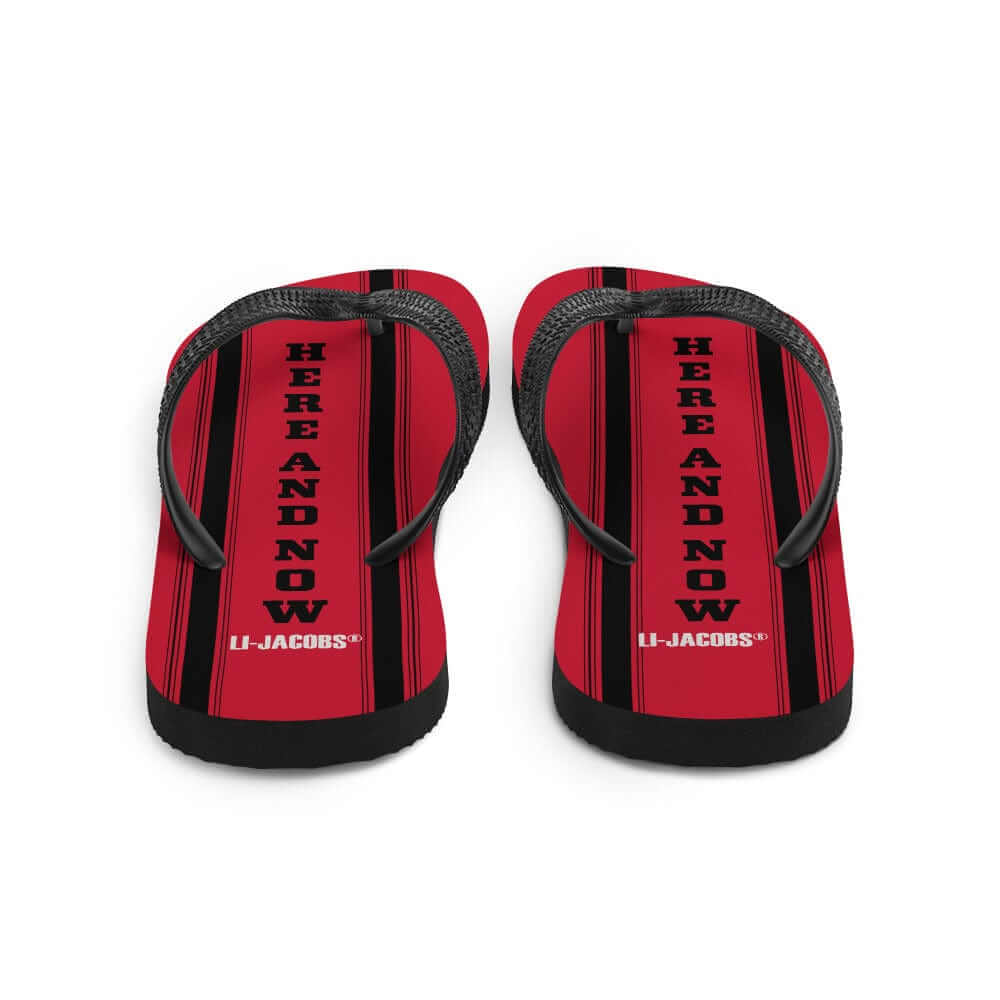 Here and Now Flip-Flops - Red | Mindfulness Summer Sandals, Flip Flops, $ 30.95, A Moment Of Now™