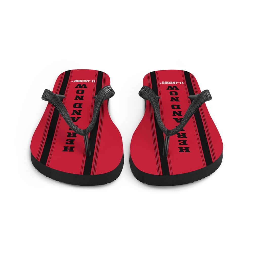 Here and Now Flip-Flops - Red | Mindfulness Summer Sandals, Flip Flops, $ 30.95, A Moment Of Now™