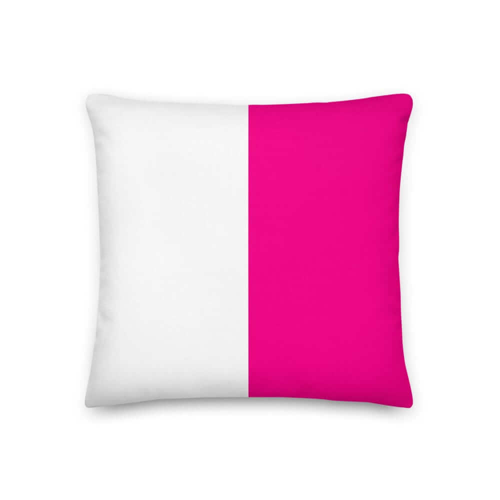 Hot Pink on White Polka Dots Decorative Throw Pillow Cushion, Pillow, $ 61.50, A Moment Of Now™