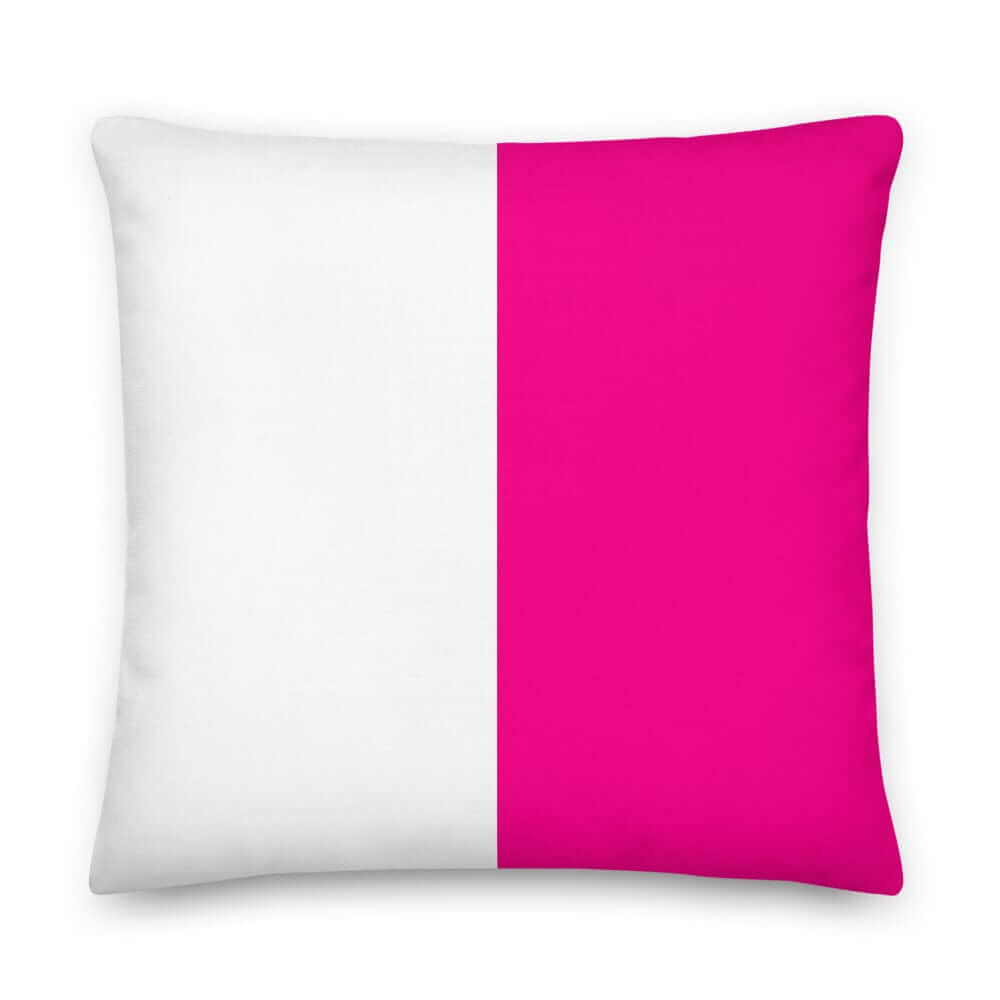 Hot Pink on White Polka Dots Decorative Throw Pillow Cushion, Pillow, $ 61.50, A Moment Of Now™