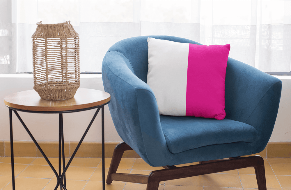 Hot Pink on White Polka Dots Decorative Throw Pillow Cushion, Pillow, $ 61.50, A Moment Of Now™