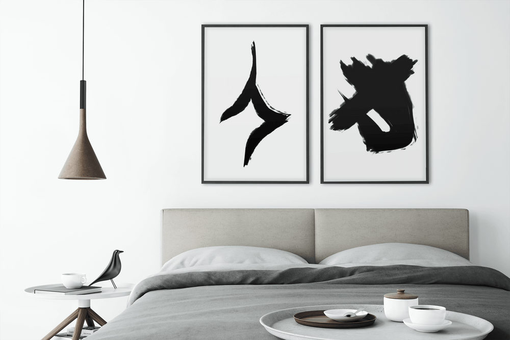 Human In Oracle Bone Script Form Matte Paper Poster, Poster, $ 22.00, A Moment Of Now™