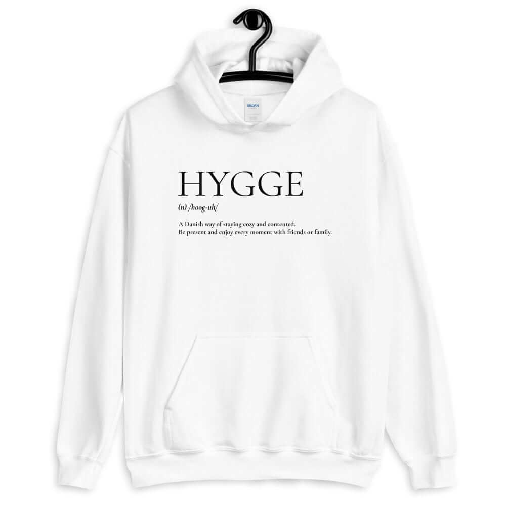 Hygge A Danish Way of Cozy Living Lifestyle Unisex Hoodie, Hoodie, $ 46.00, A Moment Of Now™