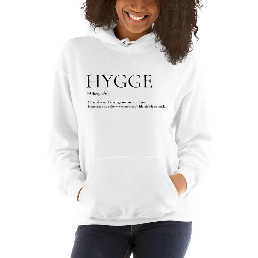 Hygge A Danish Way of Cozy Living Lifestyle Unisex Hoodie, Hoodie, $ 46.00, A Moment Of Now™