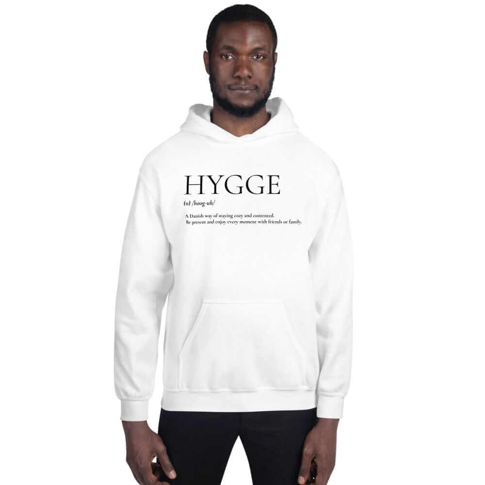 Hygge A Danish Way of Cozy Living Lifestyle Unisex Hoodie, Hoodie, $ 46.00, A Moment Of Now™